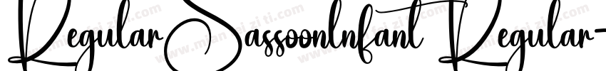 RegularSassoonlnfant Regular字体转换
